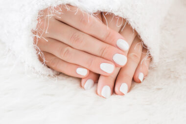 white nails