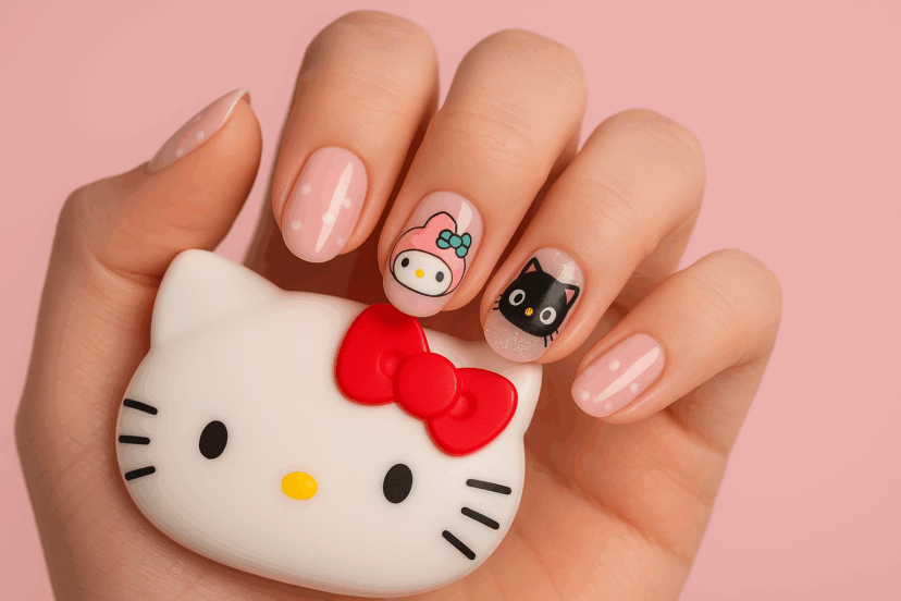 hello kitty nails