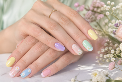 Spring Pastel Nail