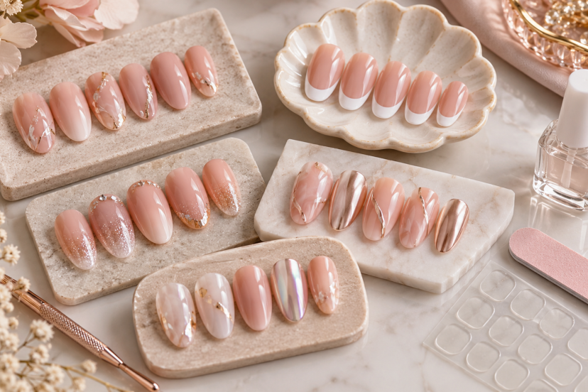 soft gel press on nails